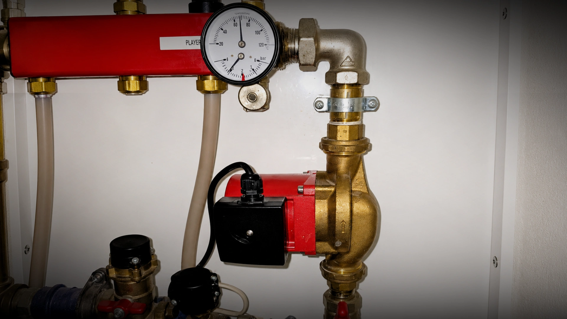 Water pressure pump installed beside a tank at a Hawke's Bay property
