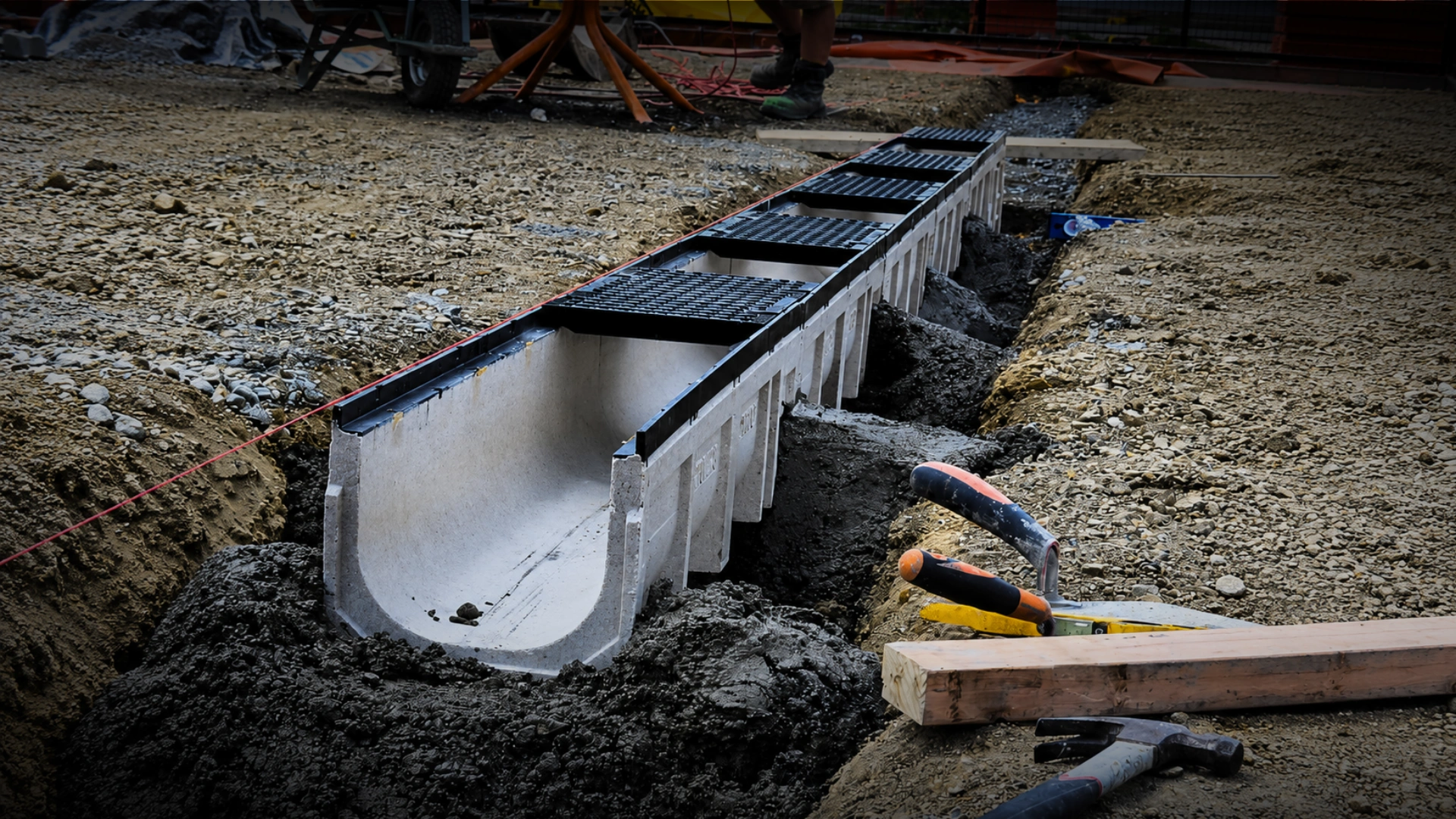 New stormwater drainage pipes and sump installed on a Hawke's Bay site